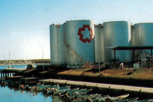 Repair on storage tanks in oil tank farm